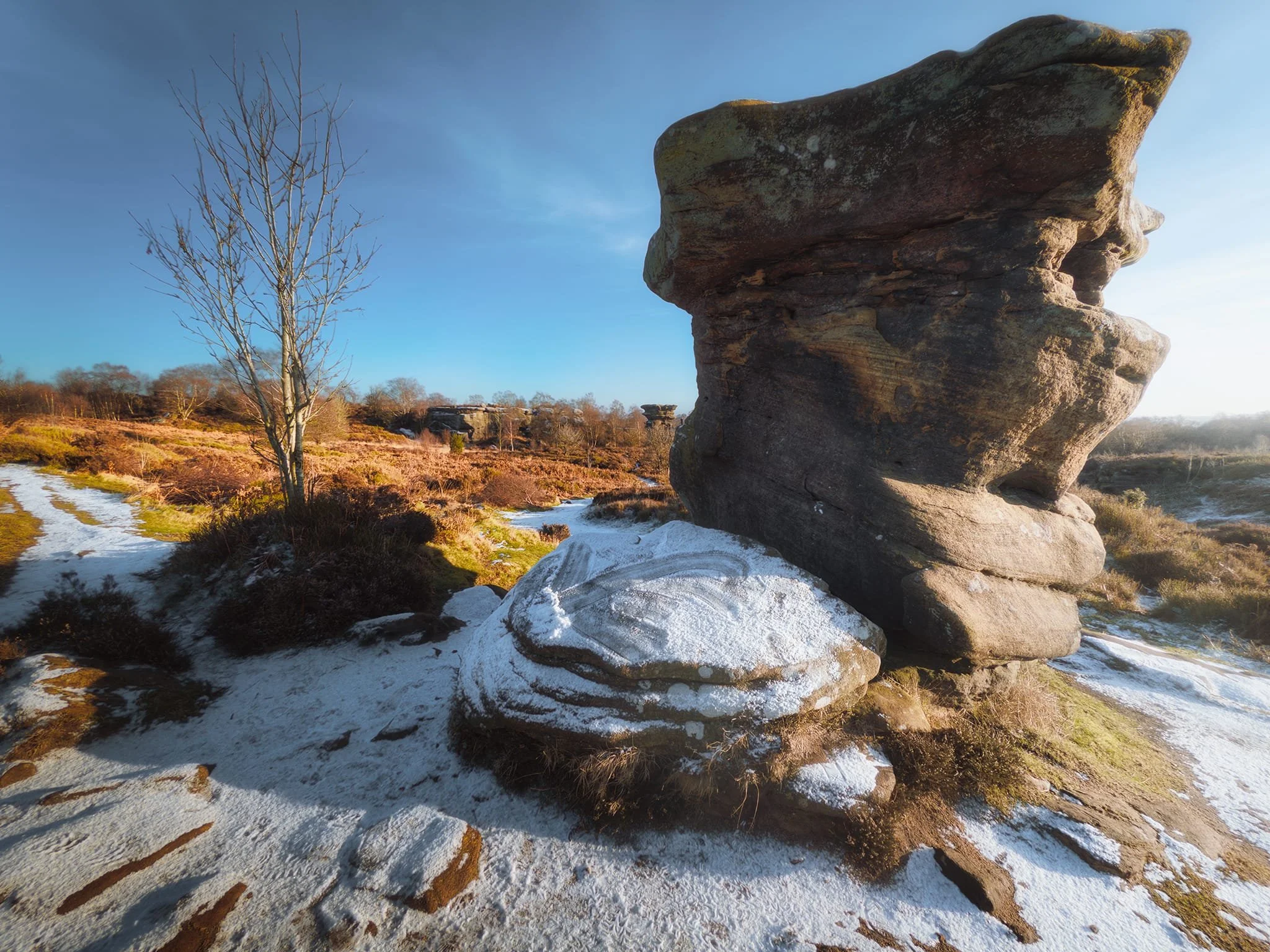 On my way to explore some other rocks I’d never checked before, I stopped at this solitary formation that I couldn’t pass up.