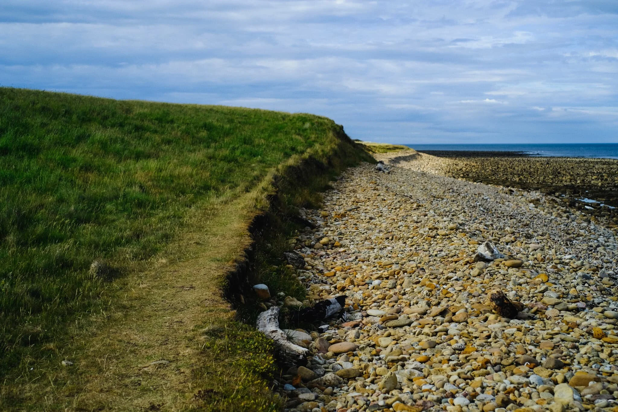 We’d never explored much of Holy Island on previous visits, preferring to focus on the castle, priory and village. This time, with newfound fitness, we went much further and followed the eastern shoreline towards the northeastern point of the island.