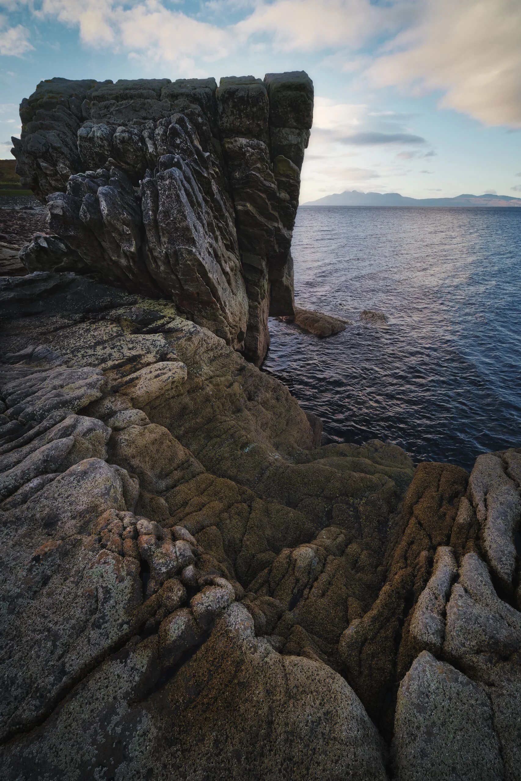 I carefully circumnavigated this massive boulder that fascinated me, looking for angles and views.