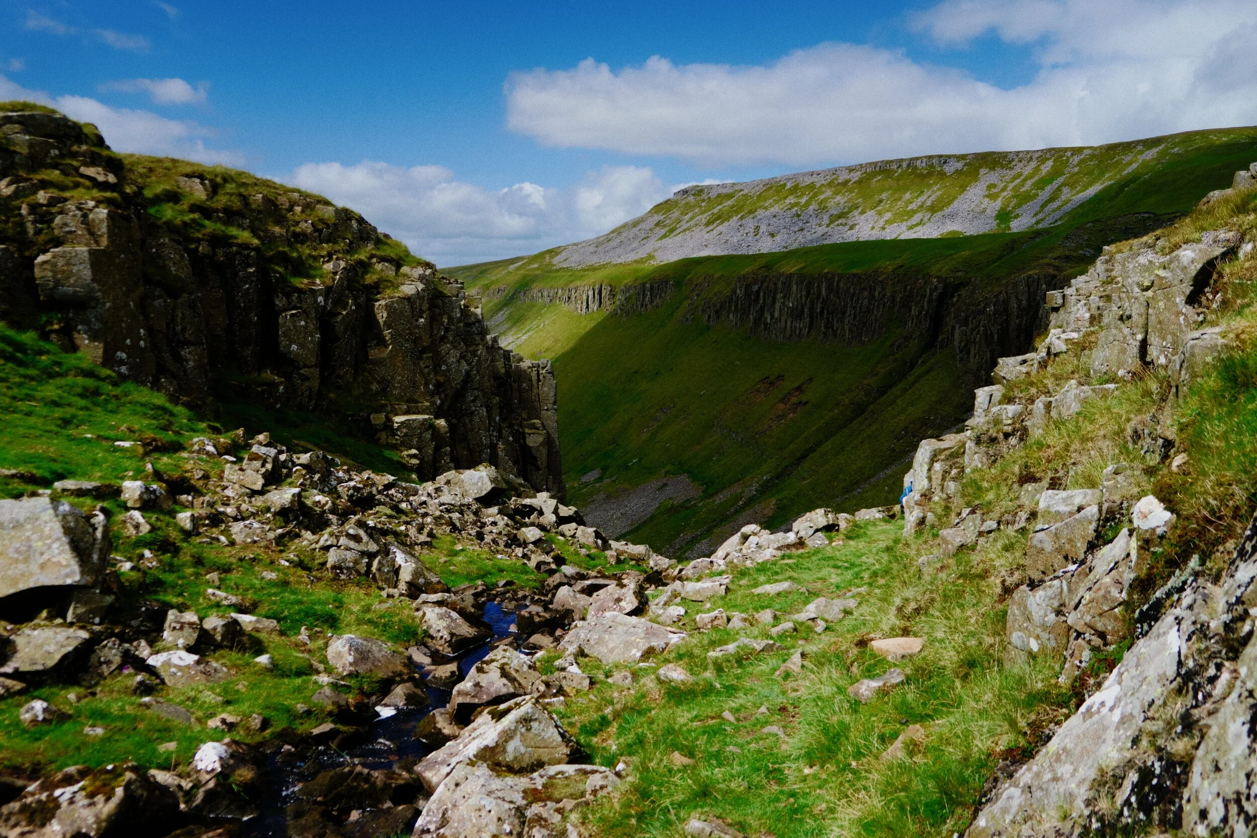 After a spot of lunch we had a bit of a scramble down the gill at High Cupgill Head to grab some more views and photos.