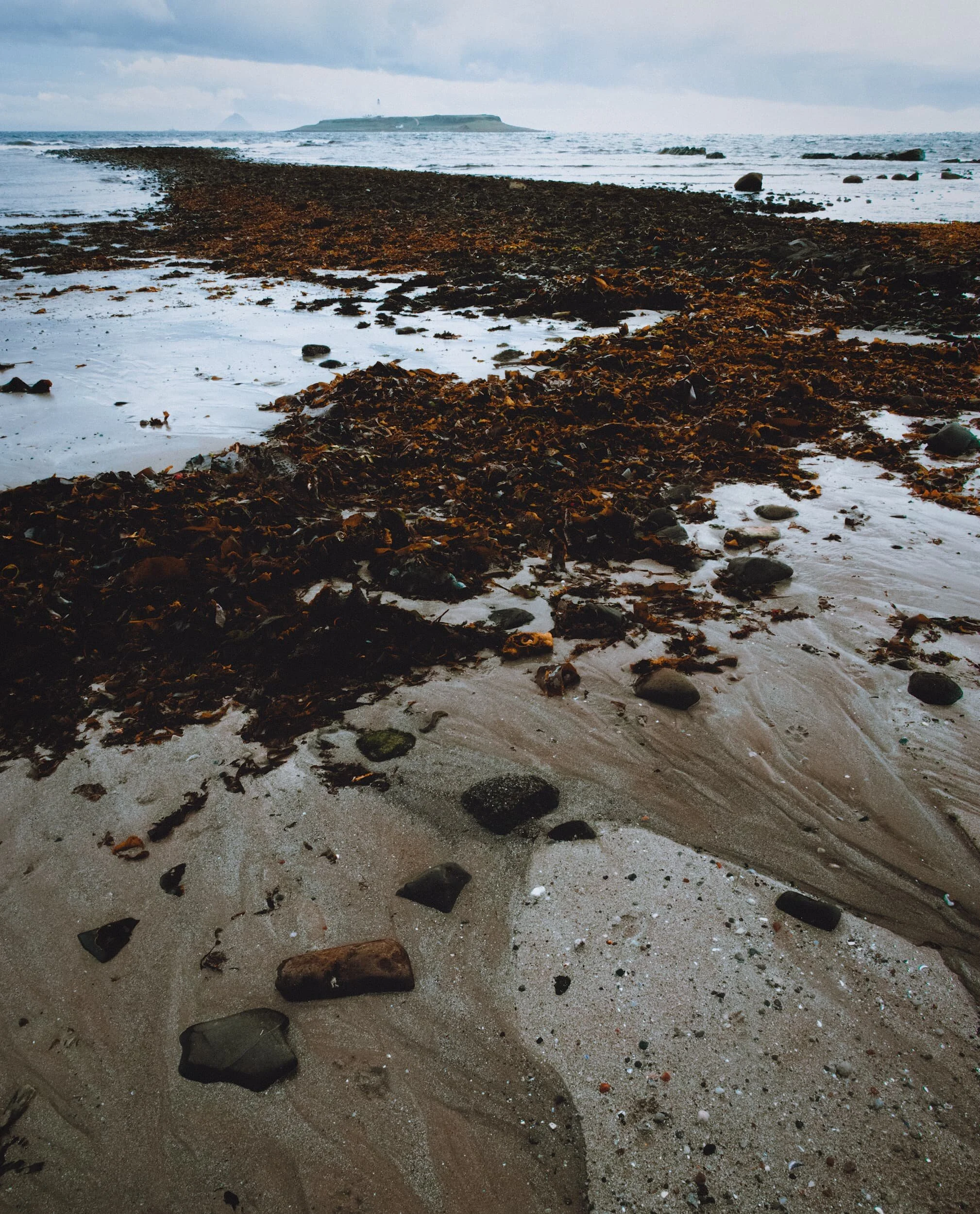 The next day we explored Arran’s southern coastline around Kildonan. This is another area you should check out if you’re into strange rocks (and are a bit of geek, like me). In the distance you can just make out Pladda, an uninhabited island south of Arran with its own automated lighthouse. Even further behind you might barely be able to see the pointy profile of Ailsa Crag, another uninhabited island in the Firth of Clyde.
