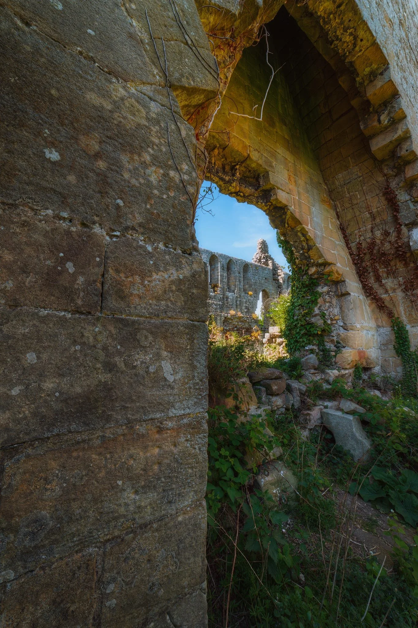 Within the old Monks’ Quarters, another framing composition presents itself.