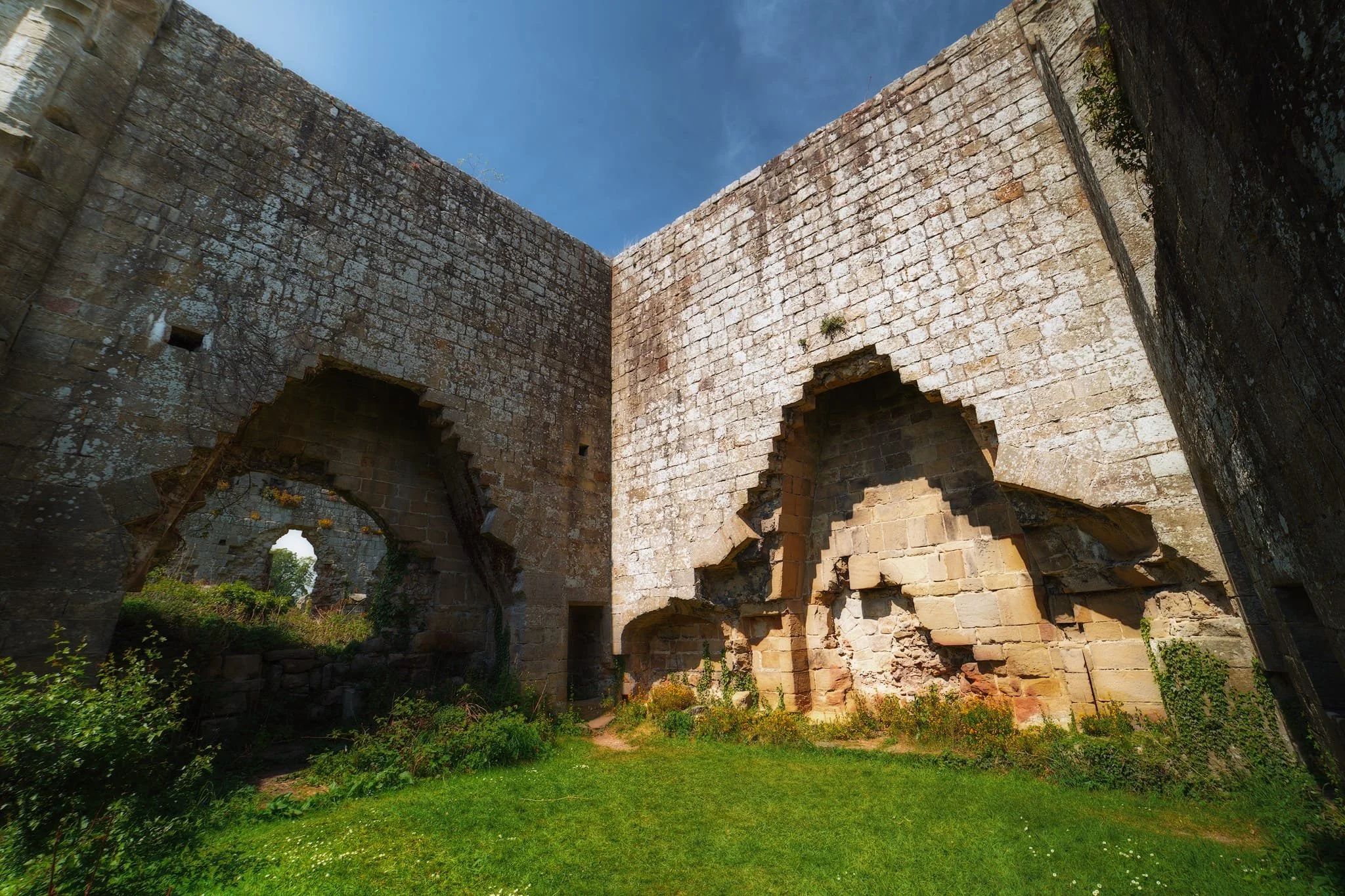 I think this area constitutes what was once the kitchen. You can image large fireplaces here with ovens, monks running around preparing meals.