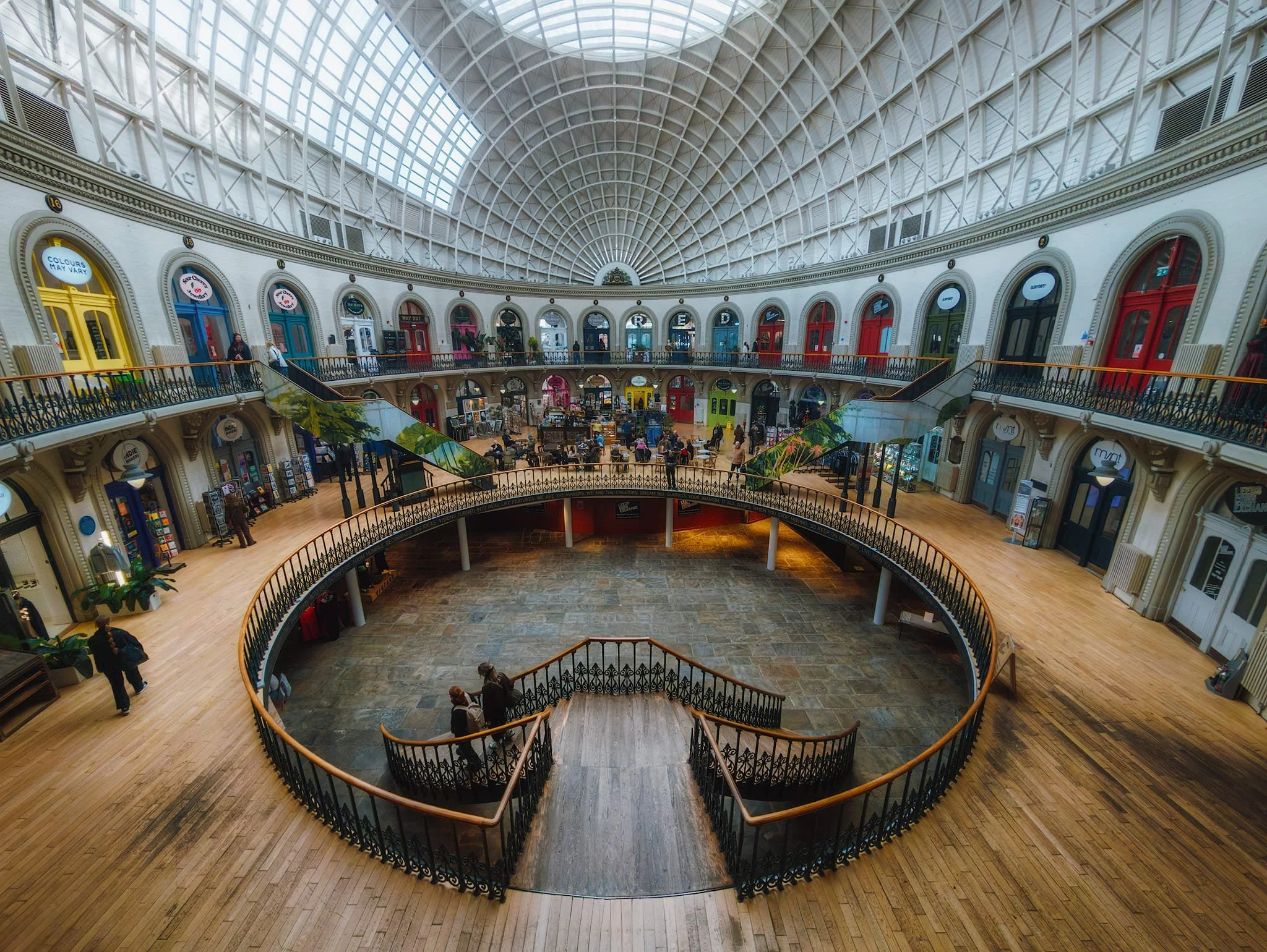  Of course we also had to check out the old Corn Exchange. Opened in 1864 to take over from a previous smaller building, it was designed by Cuthbert Brodrick of Hull in the Italianate style. After falling out of use as a corn exchange in the late 1800s, it received new life from the 1980s onwards as a retail area.  