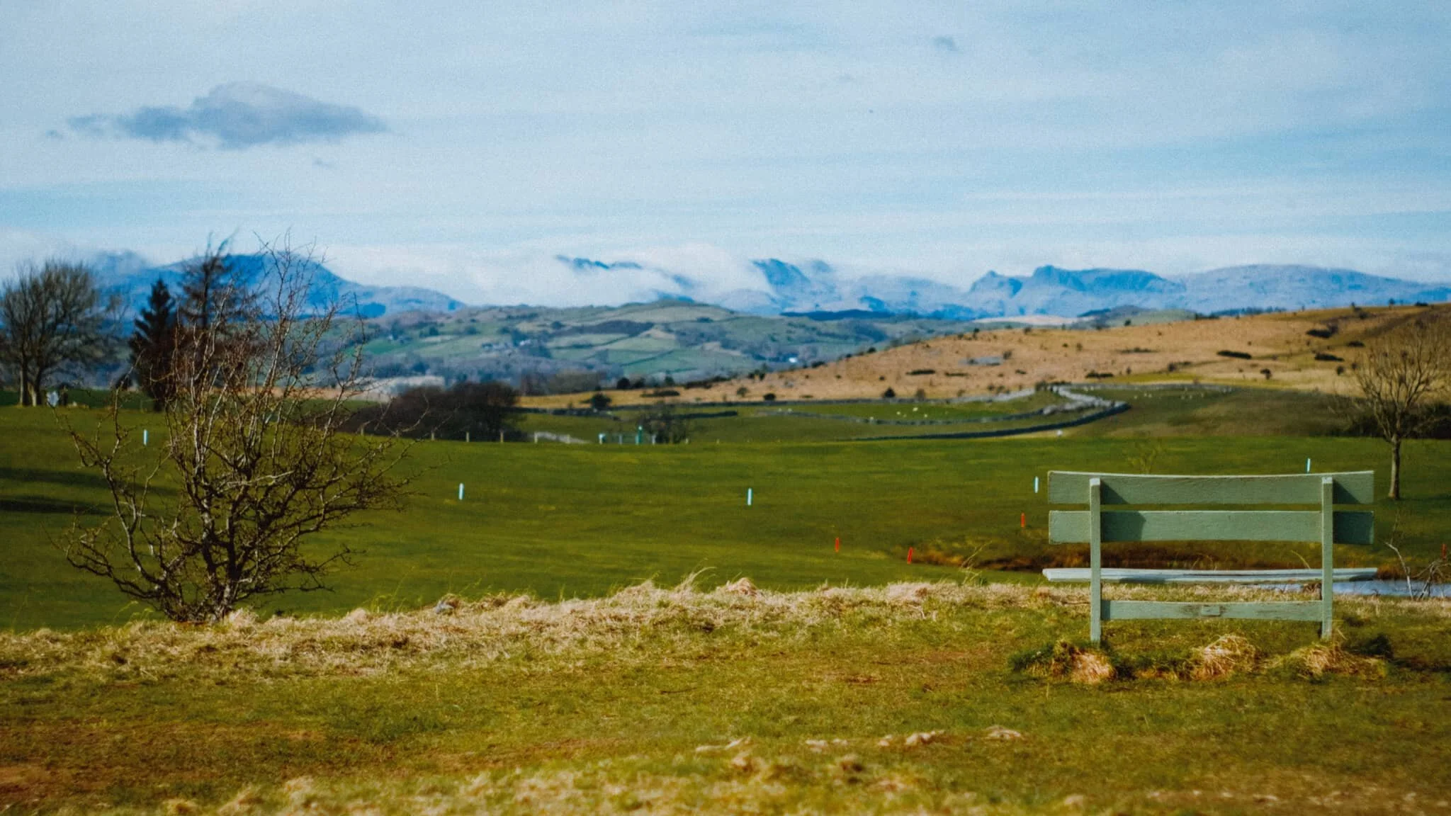 Up on Kendal Fell we pause to look back and gawp once again at the incredible conditions playing out on the Lakeland fells.