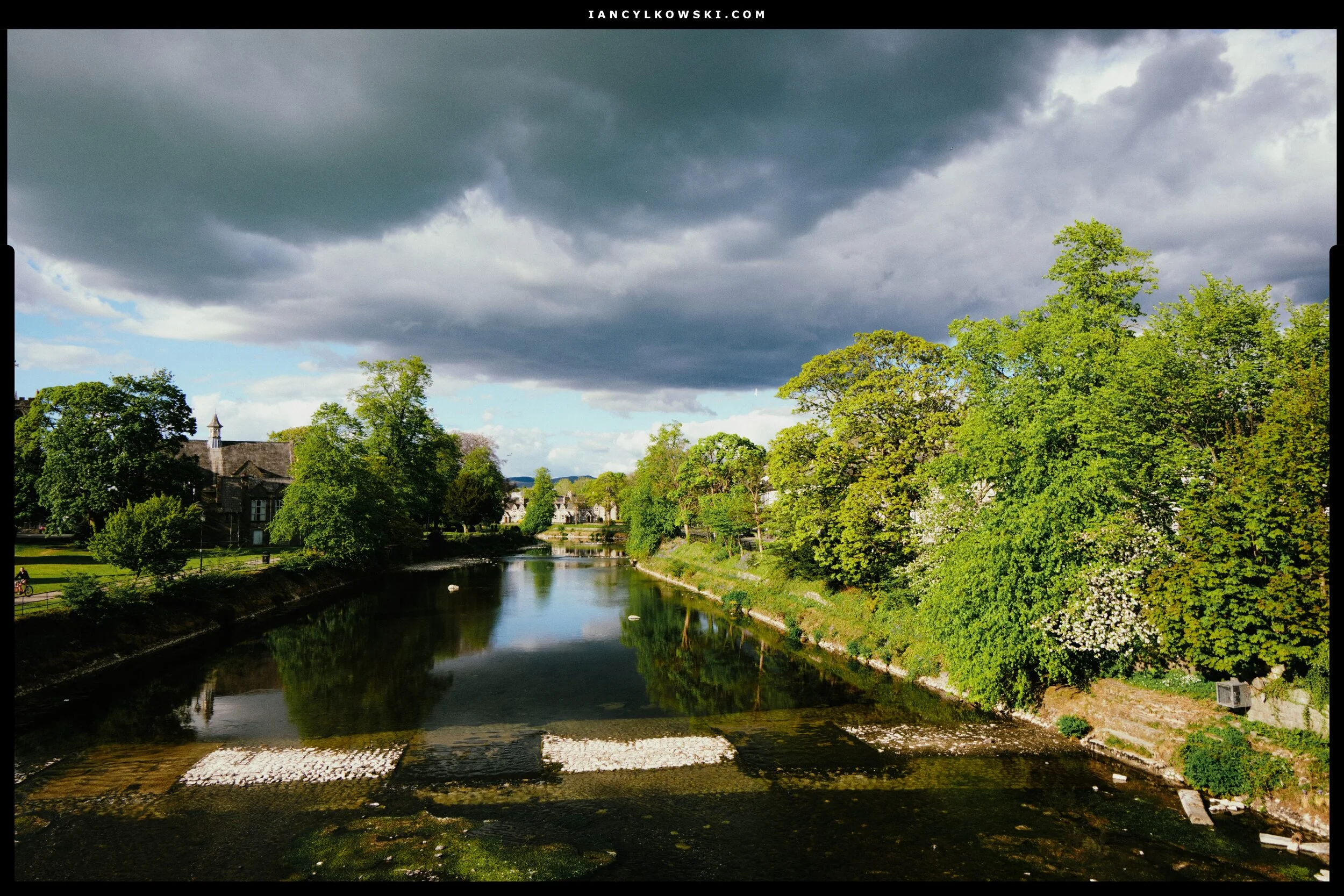 Despite the rain, the River Kent is still looking really dry.