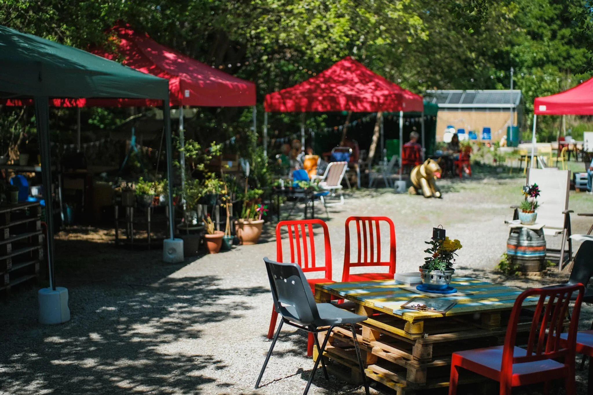 A proper English summer fair vibe.