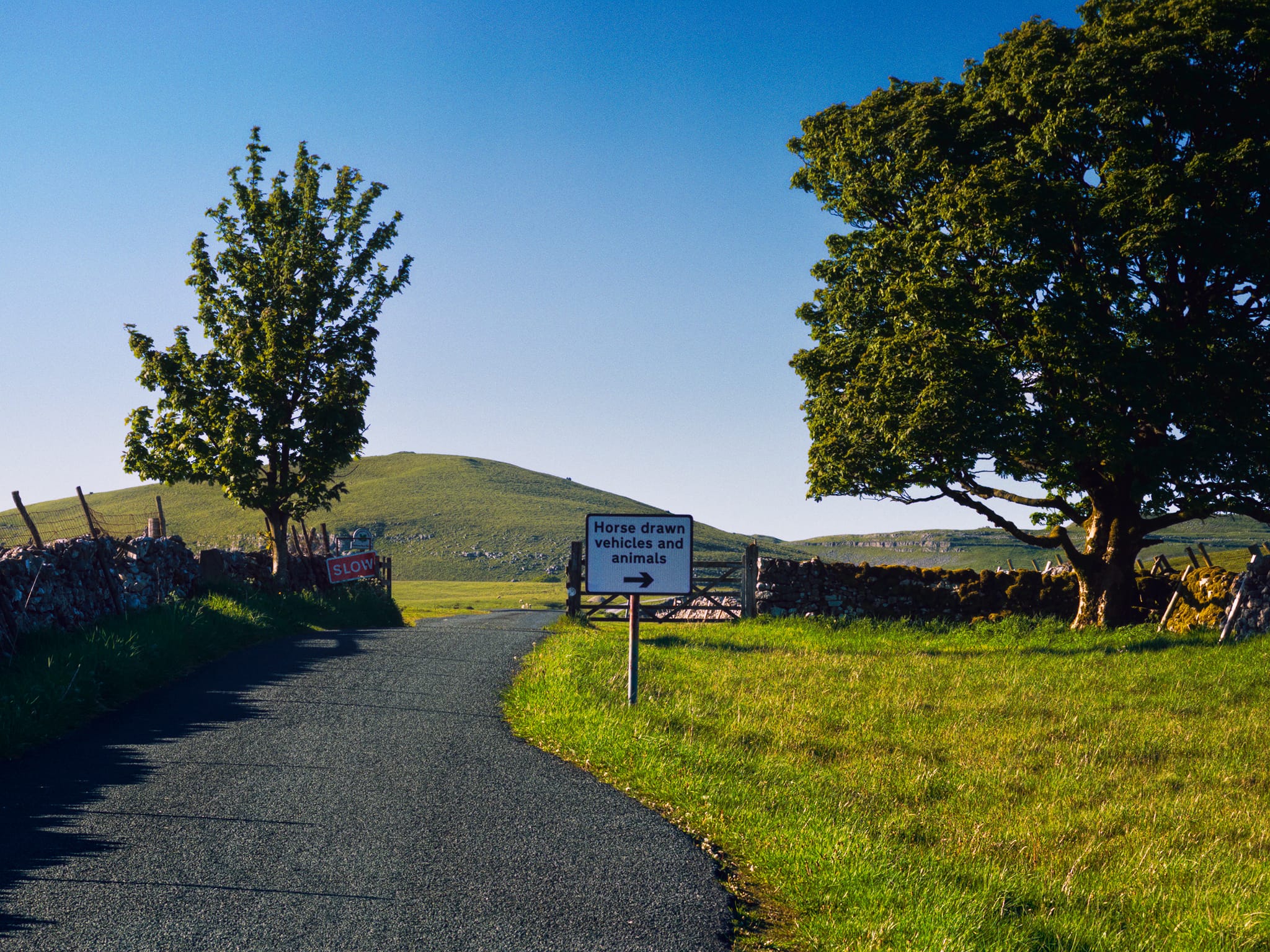 The route back to Malham Tarn involved hiking up the steep Tarn Road. As we plateaued at the height of Malham Moor, this scene stopped me for a final shot of the day.